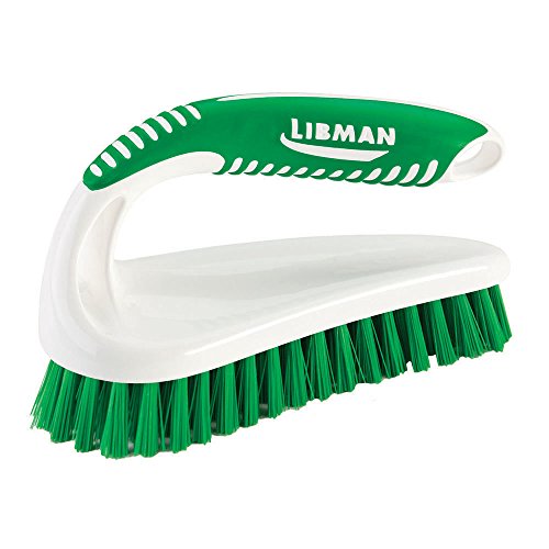 Libman Commercial 57 Power Scrub Pinsel, Polypropylen, 17,8 x 6,3 cm Schrubben Oberfläche, grün und weiß (6 Stück) von Libman