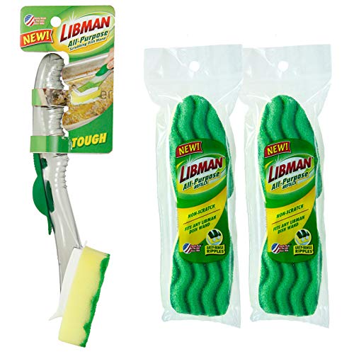 Libman Dishwand and Two Refills Spülstab und Nachfüller, Grün von Libman