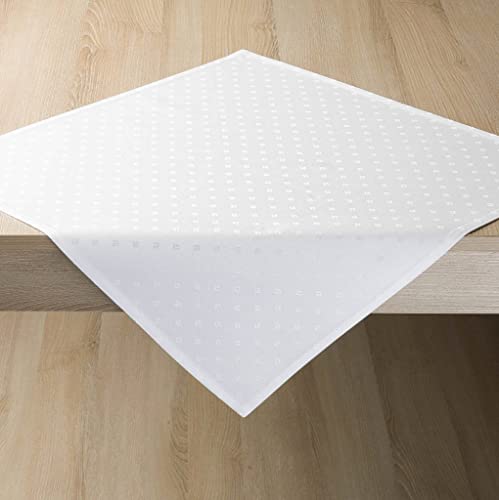 Libusch® 6 Damast-Servietten Leila, Weiss, mit dezentem modernem Muster, 50x50 von Libusch