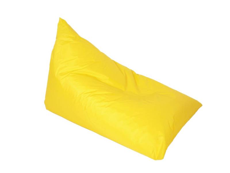 Licardo Sitzsack Sitzsack Chillkissen Nylon gelb 100/140 cm (1 St) von Licardo