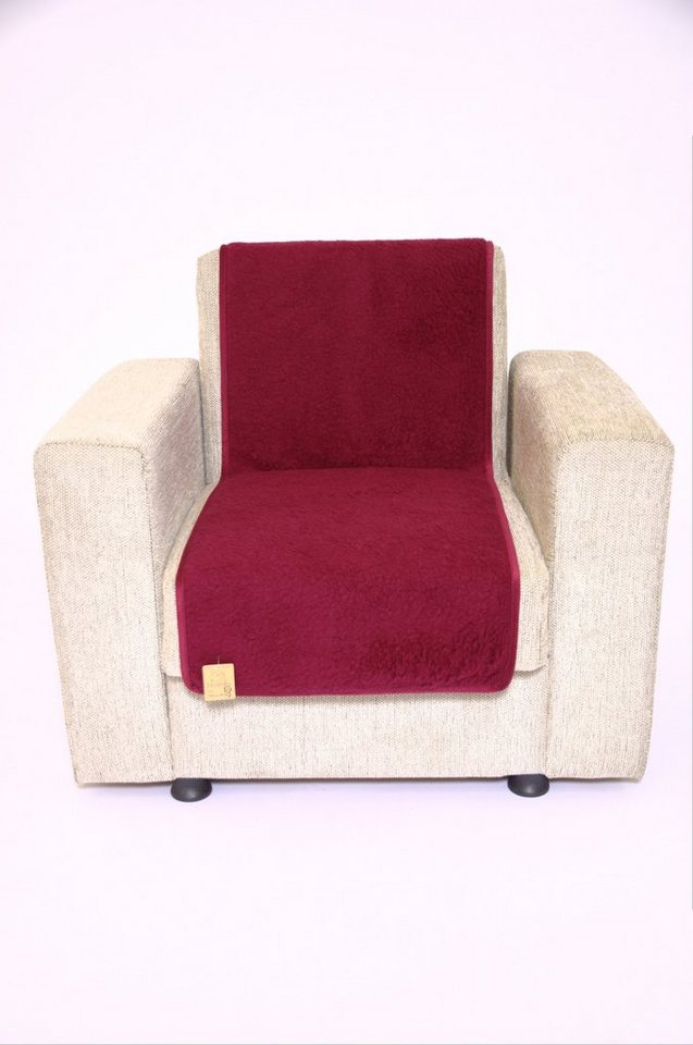 Licardo Sesselschoner Sesselschoner Wolle bordeaux 150 x 50 cm Licardo Sesselschoner Sesselschoner Wolle bordeaux 150 x 50 cm von Licardo