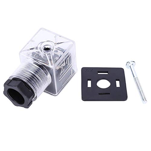 5 St¨¹ck Hydraulikmagnetspulenventilstecker £¬ AC110-220V Magnetventilanschluss-Anzeigestecker £¬ Hydraulikventilstecker mit transparenter Lampe von Liccx