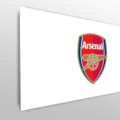 Licensed Décor Arsenal FC Kopfteil für Doppelbett, 150 x 75 cm, farbiges Wappen auf Weiß, offizielles Lizenzprodukt Licensed Décor Arsenal FC Kopfteil für Doppelbett, 150 x 75 cm, farbiges Wappen auf Weiß, offizielles Lizenzprodukt von Licensed Décor
