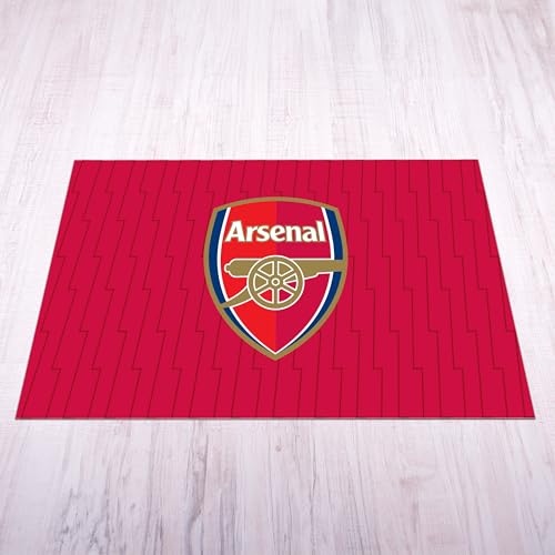 Licensed Décor Arsenal FC Matte – Extra groß (200 cm (B) x 150 cm (H) – Farbwappen auf aufhellender Textur von Licensed Decor