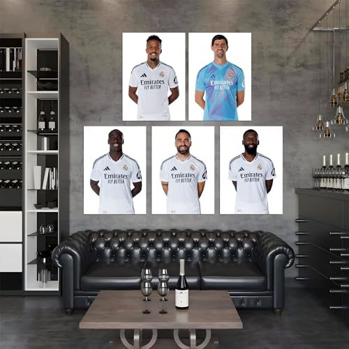 Licensed Decor Real Madrid Wandkunst-Poster, A2, Defensive, 5–59 cm (H) x 42 cm (B) von Licensed Decor