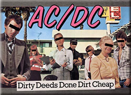 Licensed AC/DC Kühlschrankmagnet Dirty Deeds Done Dirt (NM) von Licensed