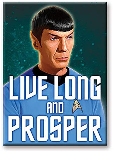 Star Trek Live Long and Prosper Spock Kühlschrankmagnet, flach von Licensed