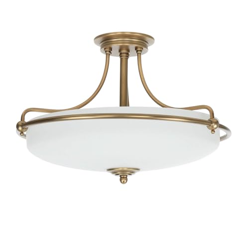 Licht-Erlebnisse Elegante Deckenleuchte ASPERO in Messing Creme 4-flmg Premium Jugendstil Design Lampe Wohnzimmer Esszimmer Licht-Erlebnisse Elegante Deckenleuchte ASPERO in Messing Creme 4-flmg Premium Jugendstil Design Lampe Wohnzimmer Esszimmer von Licht-Erlebnisse
