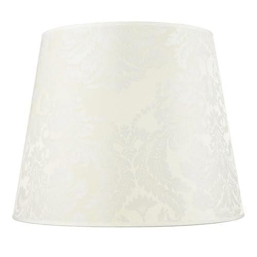 Lampenschirm für Stehlampen E27 Ø38cm mit Blumenmuster floral aus Stoff Ersatz Schirm konisch Stehleuchten einfach wechselbar von Licht-Erlebnisse