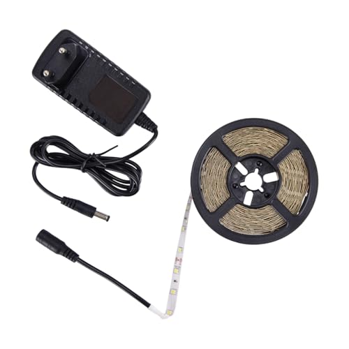 LED Strip 5m 6500 K kaltweißes Licht selbstklebend Netzstecker indirekte Beleuchtung Wohnzimmer Treppe Flur LED Lichtband LED Strip 5m 6500 K kaltweißes Licht selbstklebend Netzstecker indirekte Beleuchtung Wohnzimmer Treppe Flur LED Lichtband von Licht-Erlebnisse