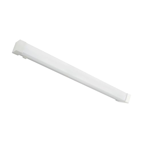LED Wandlampe mit Schalter B: 6,3 cm IP44 Weiß länglich neutralweißes Licht 4200 K 1720 lm Spiegellampe Wandleuchte Badezimmer von Licht-Erlebnisse