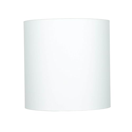 Lampenschirm Stoff in Weiß für Wohnzimmer Stehlampen H:25 cm E27 Modern blendarm wohnlich gemütlicher Leuchtenschirm PETIT von Licht-Erlebnisse