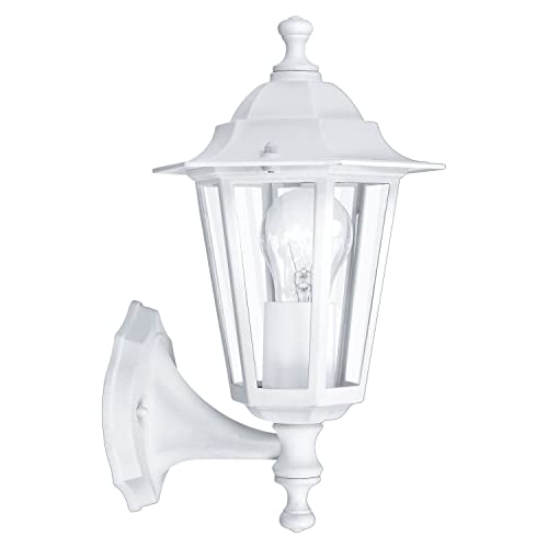 Licht-Erlebnisse Antike Wandleuchte Rustikal in Weiß Laternen Form E27 IP44 Außenleuchte Gartenlaterne Wandlampe Licht-Erlebnisse Antike Wandleuchte Rustikal in Weiß Laternen Form E27 IP44 Außenleuchte Gartenlaterne Wandlampe von Licht-Erlebnisse