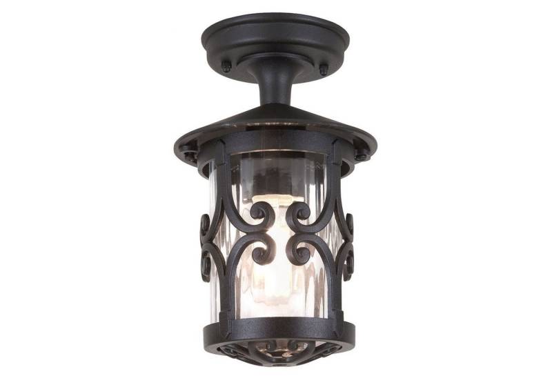Licht-Erlebnisse Außen-Deckenleuchte ASHFORD, ohne Leuchtmittel, Deckenlampe außen Garten Haus IP23 Schwarz E27 Ø 15 cm Glas Aluminium Licht-Erlebnisse Außen-Deckenleuchte ASHFORD, ohne Leuchtmittel, Deckenlampe außen Garten Haus IP23 Schwarz E27 Ø 15 cm Glas Aluminium von Licht-Erlebnisse