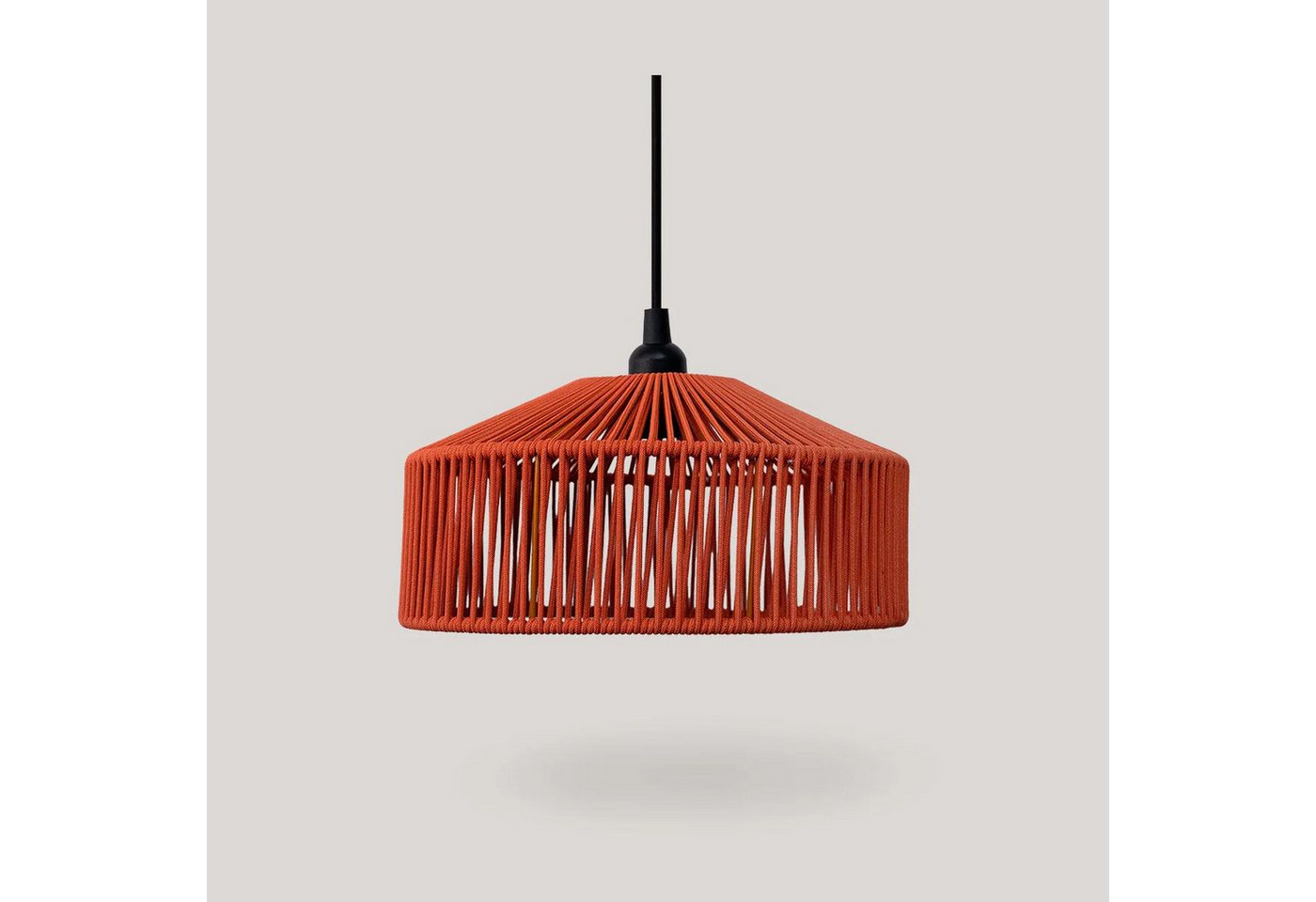 Licht-Erlebnisse Außen-Deckenleuchte JEJU, ohne Leuchtmittel, LED IP54 Ø 30 cm in Terracotta Seil Lampenschirm Boho außen Outdoor Licht-Erlebnisse Außen-Deckenleuchte JEJU, ohne Leuchtmittel, LED IP54 Ø 30 cm in Terracotta Seil Lampenschirm Boho außen Outdoor von Licht-Erlebnisse