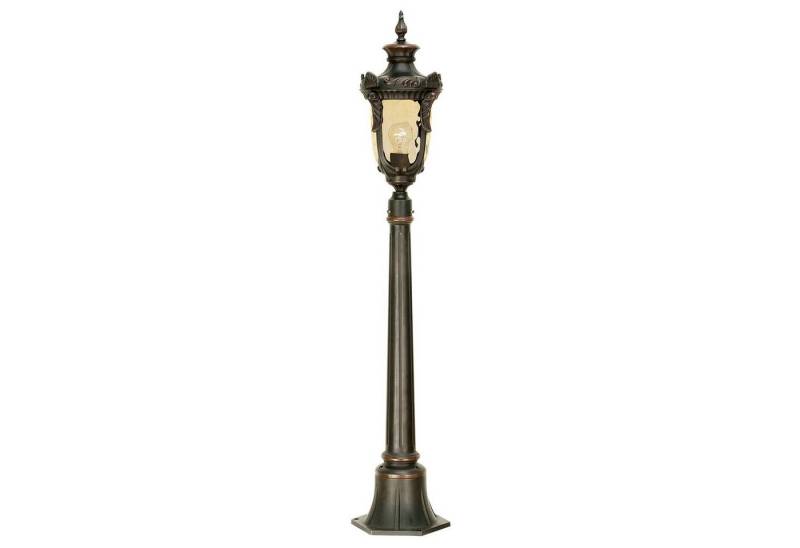 Licht-Erlebnisse Außen-Stehlampe AMY, ohne Leuchtmittel, Stehleuchte außen IP44 E27 116,5 cm Creme Bronze Glas Metall Rustikal Licht-Erlebnisse Außen-Stehlampe AMY, ohne Leuchtmittel, Stehleuchte außen IP44 E27 116,5 cm Creme Bronze Glas Metall Rustikal von Licht-Erlebnisse