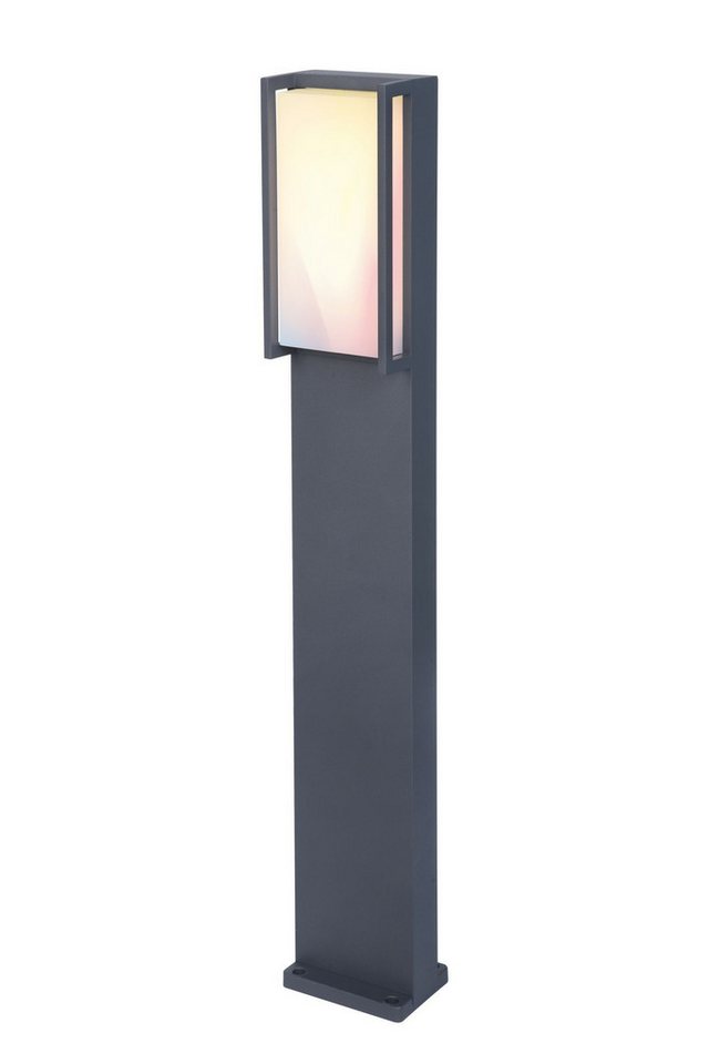 Licht-Erlebnisse Außen-Stehlampe BRENSOM, LED fest integriert, LED Aluminium IP54 Farbwechsel 2700-6500 K 1000 lm 75 cm Modern Licht-Erlebnisse Außen-Stehlampe BRENSOM, LED fest integriert, LED Aluminium IP54 Farbwechsel 2700-6500 K 1000 lm 75 cm Modern von Licht-Erlebnisse