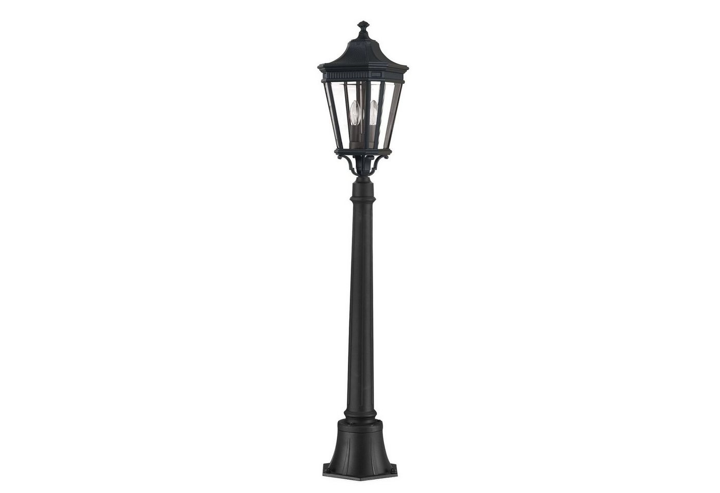 Licht-Erlebnisse Außen-Stehlampe CHARLES, ohne Leuchtmittel, Wegeleuchte Hof Garten IP44 Schwarz E14 110 cm Glas Aluminium Rustikal Licht-Erlebnisse Außen-Stehlampe CHARLES, ohne Leuchtmittel, Wegeleuchte Hof Garten IP44 Schwarz E14 110 cm Glas Aluminium Rustikal von Licht-Erlebnisse