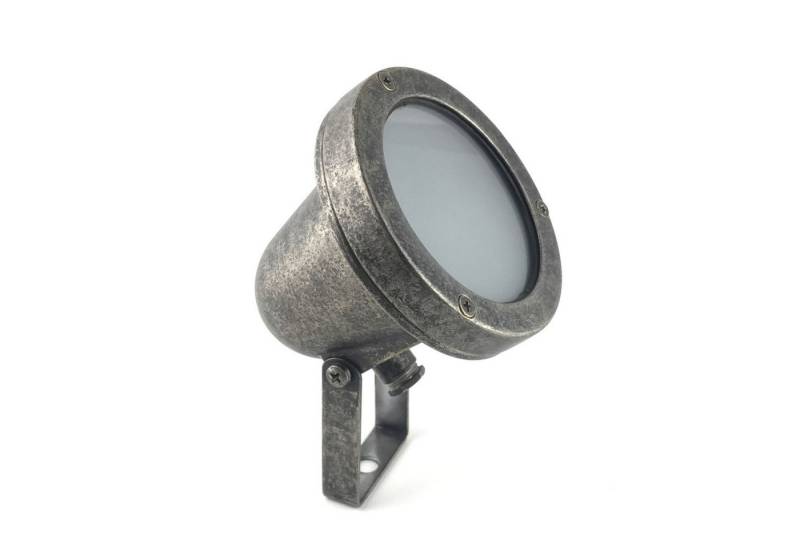 Licht-Erlebnisse Außen-Stehlampe DION, ohne Leuchtmittel, Glas Echt-Messing 10 cm hoch IP64 Zinn GU10 Vintage Licht-Erlebnisse Außen-Stehlampe DION, ohne Leuchtmittel, Glas Echt-Messing 10 cm hoch IP64 Zinn GU10 Vintage von Licht-Erlebnisse