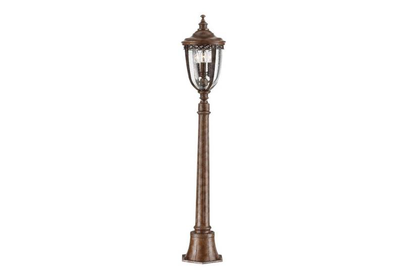 Licht-Erlebnisse Außen-Stehlampe EDMUND, ohne Leuchtmittel, Wegeleuchte Bronze IP44 E14 118 cm Glas Metall Rustikal Stehleuchte Licht-Erlebnisse Außen-Stehlampe EDMUND, ohne Leuchtmittel, Wegeleuchte Bronze IP44 E14 118 cm Glas Metall Rustikal Stehleuchte von Licht-Erlebnisse