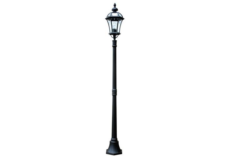 Licht-Erlebnisse Außen-Stehlampe GWEN, ohne Leuchtmittel, Außenlampe IP44 Schwarz E27 192,4 cm Glas Aluminium Rustikal Licht-Erlebnisse Außen-Stehlampe GWEN, ohne Leuchtmittel, Außenlampe IP44 Schwarz E27 192,4 cm Glas Aluminium Rustikal von Licht-Erlebnisse