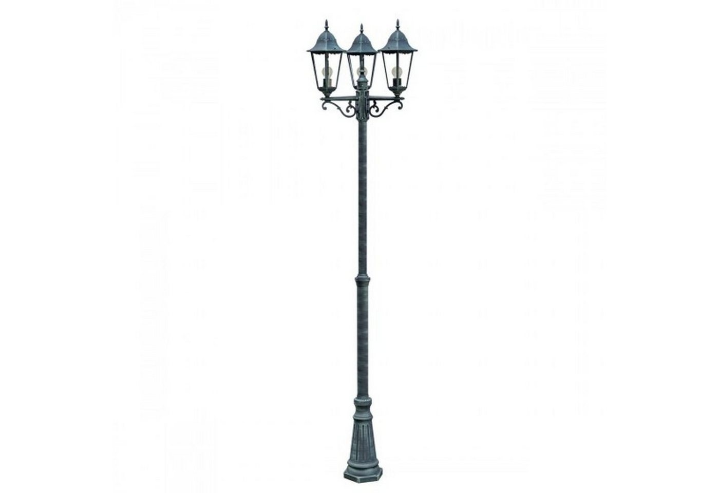 Licht-Erlebnisse Außen-Stehlampe MIGDAL, ohne Leuchtmittel, Kandelaber Garten Hof Schwarz-Grün 2,2 m Rustikal Außenlampe Licht-Erlebnisse Außen-Stehlampe MIGDAL, ohne Leuchtmittel, Kandelaber Garten Hof Schwarz-Grün 2,2 m Rustikal Außenlampe von Licht-Erlebnisse