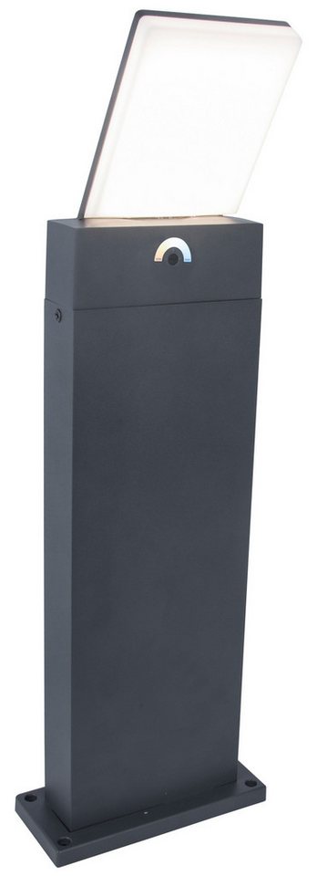 Licht-Erlebnisse Außen-Stehlampe NEUSILL, LED fest integriert, LED Aluminium Bewegungssensor 63,5 cm IP54 Anthrazit Weiß 1300 lm Licht-Erlebnisse Außen-Stehlampe NEUSILL, LED fest integriert, LED Aluminium Bewegungssensor 63,5 cm IP54 Anthrazit Weiß 1300 lm von Licht-Erlebnisse
