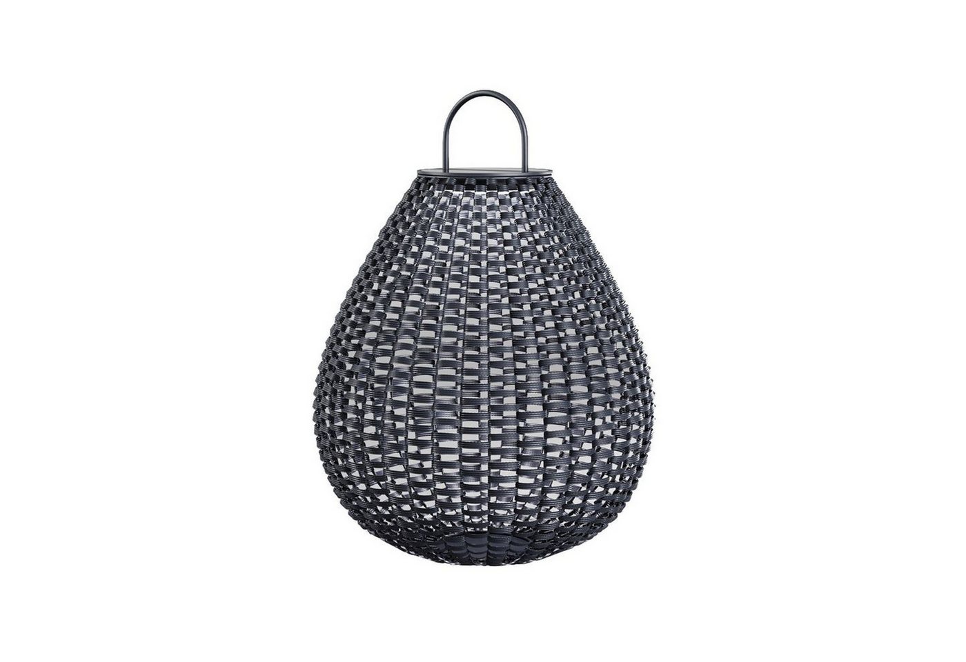 Licht-Erlebnisse Außen-Stehlampe RAVEL, LED fest integriert, Warmweiß, LED Solar Rattan Bewegungssensor IP65 warmweißes Licht 3000 K 50 lm von Licht-Erlebnisse