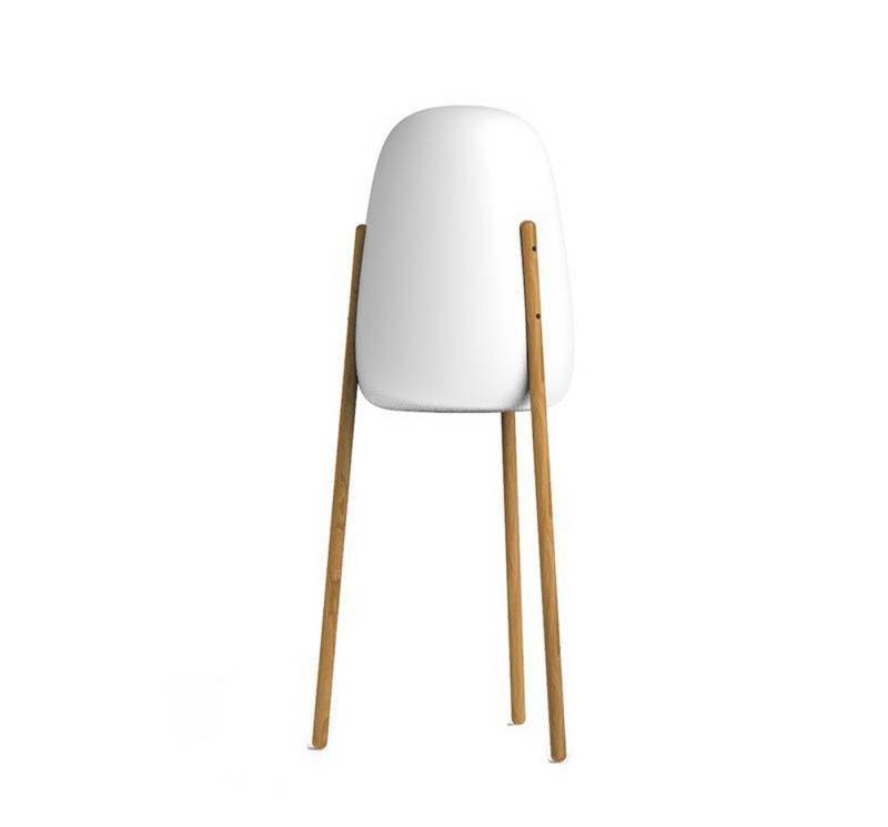 Licht-Erlebnisse Außen-Stehlampe SAKUYA, LED fest integriert, LED Solar kabellos IP65 144 cm Fernbedienung Dimmer Farbwechsel RGBWW von Licht-Erlebnisse