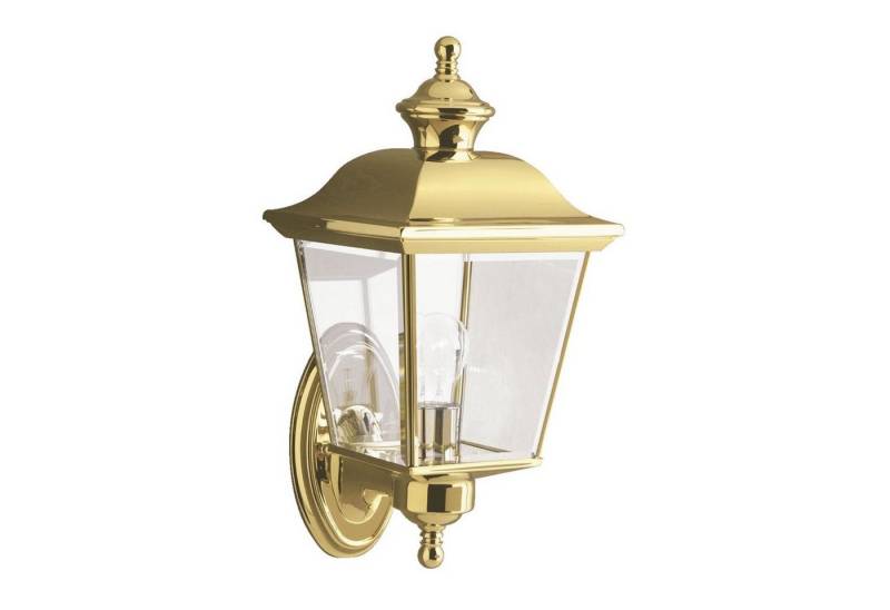 Licht-Erlebnisse Außen-Wandleuchte AURELIA, ohne Leuchtmittel, Wandlampe außen E27 IP44 Garten Hof Glas Messing massiv Vintage Licht-Erlebnisse Außen-Wandleuchte AURELIA, ohne Leuchtmittel, Wandlampe außen E27 IP44 Garten Hof Glas Messing massiv Vintage von Licht-Erlebnisse