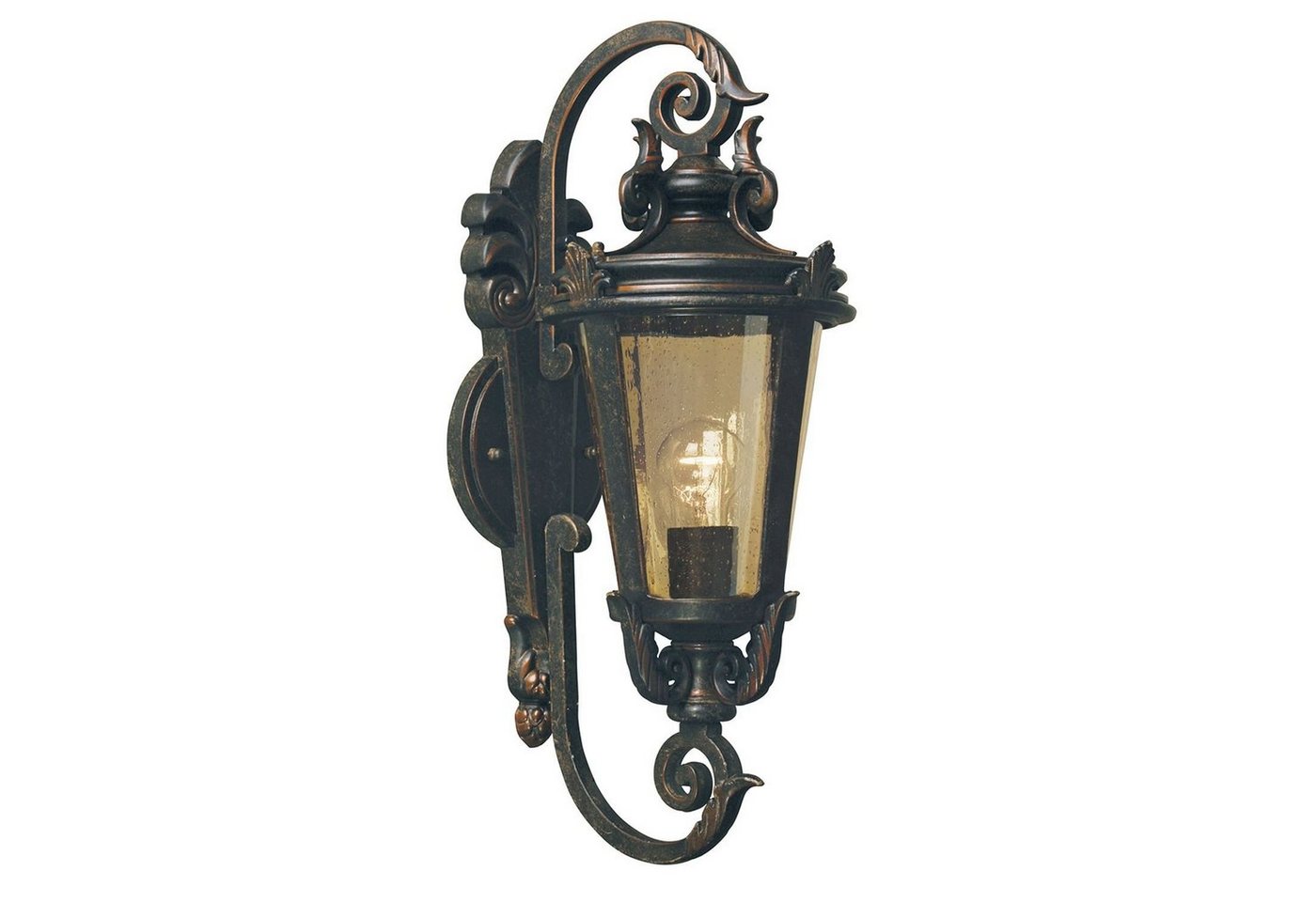 Licht-Erlebnisse Außen-Wandleuchte BISHOP, ohne Leuchtmittel, Außenwandleuchte IP44 E27 Bronze Glas Metall Rustikal Wandlampe außen Licht-Erlebnisse Außen-Wandleuchte BISHOP, ohne Leuchtmittel, Außenwandleuchte IP44 E27 Bronze Glas Metall Rustikal Wandlampe außen von Licht-Erlebnisse