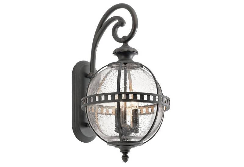 Licht-Erlebnisse Außen-Wandleuchte BONHAM, ohne Leuchtmittel, Wandleuchte außen IP44 E14 Braun Glas Metall Vintage Außenleuchte Wand Licht-Erlebnisse Außen-Wandleuchte BONHAM, ohne Leuchtmittel, Wandleuchte außen IP44 E14 Braun Glas Metall Vintage Außenleuchte Wand von Licht-Erlebnisse