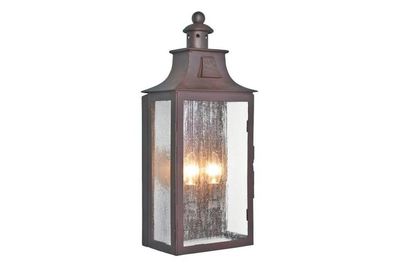 Licht-Erlebnisse Außen-Wandleuchte CAMPDEN, ohne Leuchtmittel, Außenlampe Wand Terrasse Haus IP43 Bronze E14 Glas Eisen Vintage Licht-Erlebnisse Außen-Wandleuchte CAMPDEN, ohne Leuchtmittel, Außenlampe Wand Terrasse Haus IP43 Bronze E14 Glas Eisen Vintage von Licht-Erlebnisse