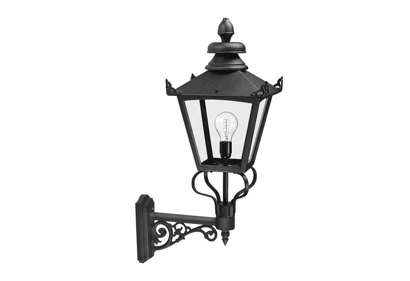 Licht-Erlebnisse Außen-Wandleuchte KINGHAM, ohne Leuchtmittel, Außenlampe Wand Schwarz Hof Terrasse Glas Aluminium IP23 E27 Licht-Erlebnisse Außen-Wandleuchte KINGHAM, ohne Leuchtmittel, Außenlampe Wand Schwarz Hof Terrasse Glas Aluminium IP23 E27 von Licht-Erlebnisse