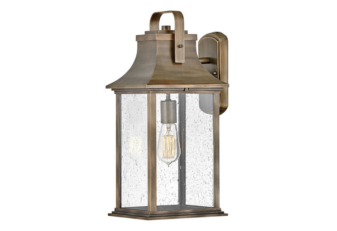 Licht-Erlebnisse Außen-Wandleuchte LEAMINGTON, ohne Leuchtmittel, Aluminium Glas E27 IP44 H: 48,3 cm in Bronze brüniert Rustikal Licht-Erlebnisse Außen-Wandleuchte LEAMINGTON, ohne Leuchtmittel, Aluminium Glas E27 IP44 H: 48,3 cm in Bronze brüniert Rustikal von Licht-Erlebnisse