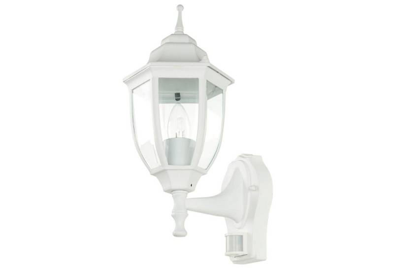 Licht-Erlebnisse Außen-Wandleuchte LYON, ohne Leuchtmittel, Außenwandlampe mit Bewegungsmelder IP44 Wandlaterne von Licht-Erlebnisse