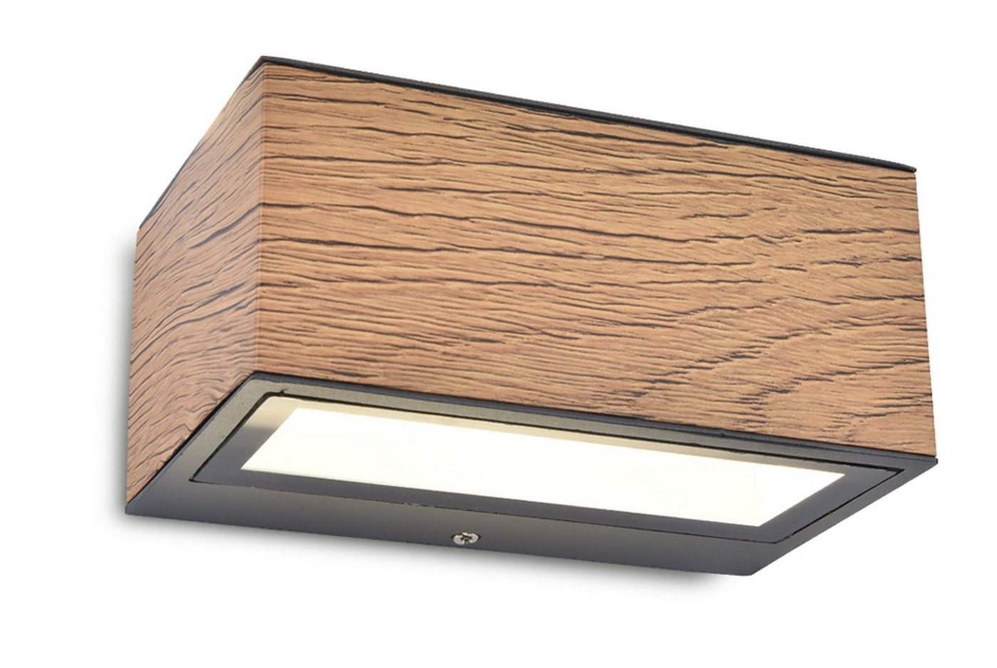 Licht-Erlebnisse Außen-Wandleuchte MAREANA, LED fest integriert, Neutralweiß, Aluminium LED IP54 B: 14 cm Natur Anthrazit länglich 700 lm Licht-Erlebnisse Außen-Wandleuchte MAREANA, LED fest integriert, Neutralweiß, Aluminium LED IP54 B: 14 cm Natur Anthrazit länglich 700 lm von Licht-Erlebnisse