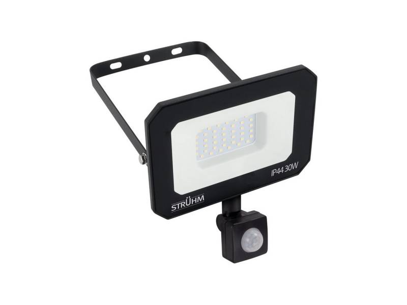 Licht-Erlebnisse Außen-Wandleuchte URIEL, LED, Neutralweiß, LED Flutlichtstrahler mit Bewegungsmelder 4200 K 3710 lm IP44 von Licht-Erlebnisse