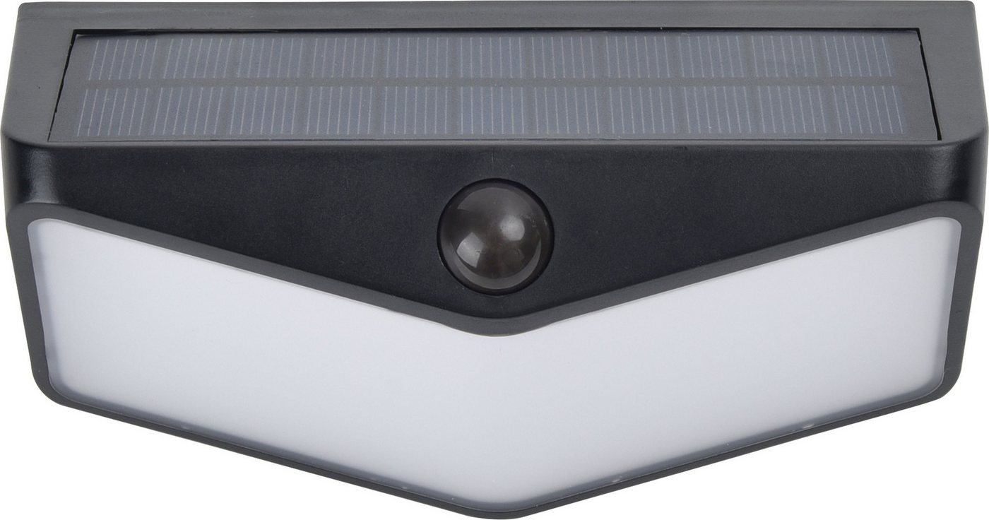 Licht-Erlebnisse Außen-Wandleuchte ZOTVIK, LED fest integriert, Neutralweiß, LED Solar mit Bewegungsmelder Schalter B: 15 cm IP44 Schwarz Weiß Licht-Erlebnisse Außen-Wandleuchte ZOTVIK, LED fest integriert, Neutralweiß, LED Solar mit Bewegungsmelder Schalter B: 15 cm IP44 Schwarz Weiß von Licht-Erlebnisse