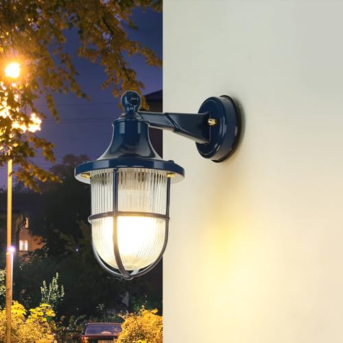 Licht-Erlebnisse Wandleuchte Außen Schwarz, Maritime Außenlampe Messing, Antik, Riffelglas, Balkon, Terrasse, IP64, E27, B:14 cm, nostalgisch, Garten, Wandlaterne Außen Licht-Erlebnisse Wandleuchte Außen Schwarz, Maritime Außenlampe Messing, Antik, Riffelglas, Balkon, Terrasse, IP64, E27, B:14 cm, nostalgisch, Garten, Wandlaterne Außen von Licht-Erlebnisse