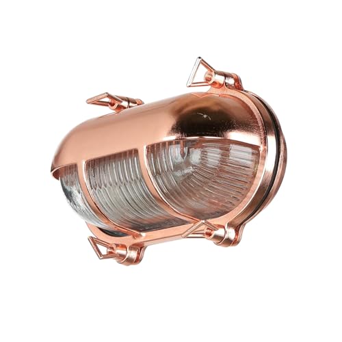 Licht-Erlebnisse Außenleuchte Wand Messing Glas in Kupfer IP64 Hof Hauseingang T:11 cm E27 Schiffslampe Maritim Outdoor Wandleuchte Garage SKIATHOS Licht-Erlebnisse Außenleuchte Wand Messing Glas in Kupfer IP64 Hof Hauseingang T:11 cm E27 Schiffslampe Maritim Outdoor Wandleuchte Garage SKIATHOS von Licht-Erlebnisse