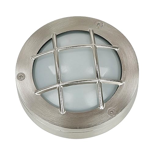Licht-Erlebnisse Außenwandleuchte aus Messing Glas in Nickel matt IP64 Garten Eingang Ø14 cm G9 Schiffslampe rund Maritime Außenlampe Terrasse AGIA Licht-Erlebnisse Außenwandleuchte aus Messing Glas in Nickel matt IP64 Garten Eingang Ø14 cm G9 Schiffslampe rund Maritime Außenlampe Terrasse AGIA von Licht-Erlebnisse