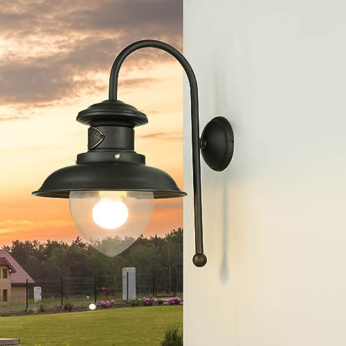 Licht-Erlebnisse Außenwandleuchte Echt-Messing Glas in Bronze dunkel matt IP44 Garten Terrasse H:45 E27 Maritimes Design Wandlampe Outdoor AMALFI Licht-Erlebnisse Außenwandleuchte Echt-Messing Glas in Bronze dunkel matt IP44 Garten Terrasse H:45 E27 Maritimes Design Wandlampe Outdoor AMALFI von Licht-Erlebnisse