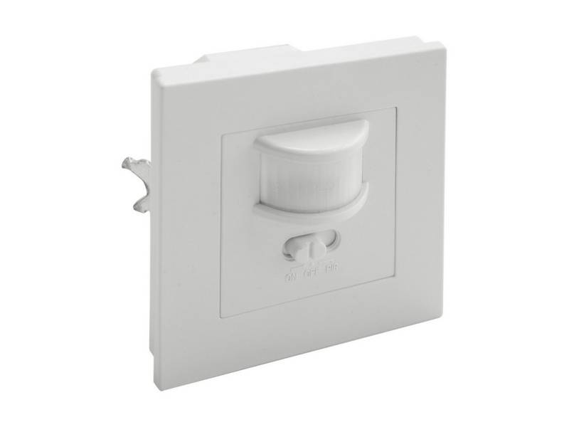 Licht-Erlebnisse Bewegungsmelder JUSTA, LED Bewegungssensor Weiß quadratisch von Licht-Erlebnisse