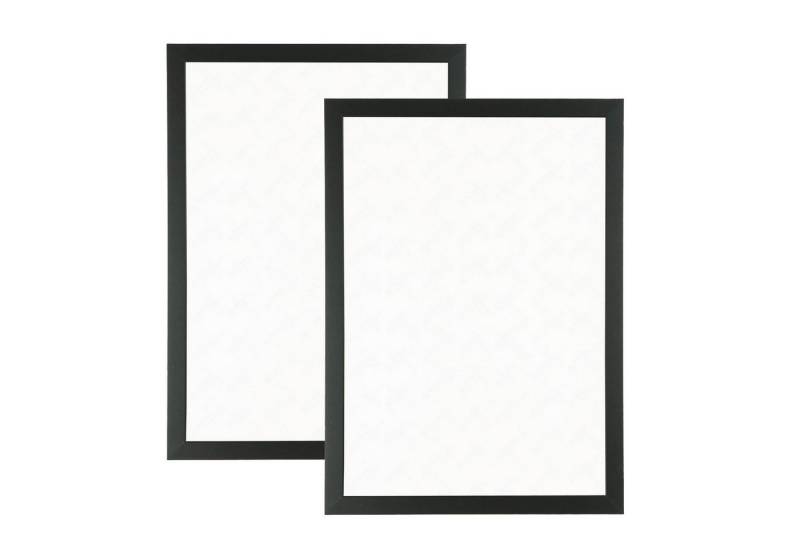 Licht-Erlebnisse Bilderrahmen-Set BILDERRAHMEN, 2er Set DIN A3 Schwarz 45 x 32,5 cm Holz Kunststoff bruchsicher Wand von Licht-Erlebnisse