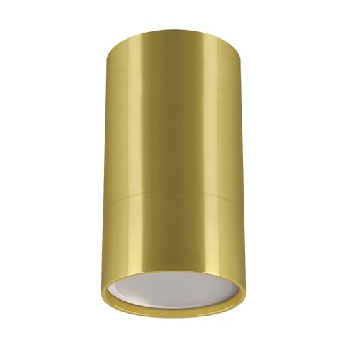 Licht-Erlebnisse Deckenlampe Aluminium in Gold GU10 Ø 5,5 cm H: 10 cm klein Zylinder Aufputz Deckenleuchte Wohnzimmer Küche Flur Spot Licht-Erlebnisse Deckenlampe Aluminium in Gold GU10 Ø 5,5 cm H: 10 cm klein Zylinder Aufputz Deckenleuchte Wohnzimmer Küche Flur Spot von Licht-Erlebnisse