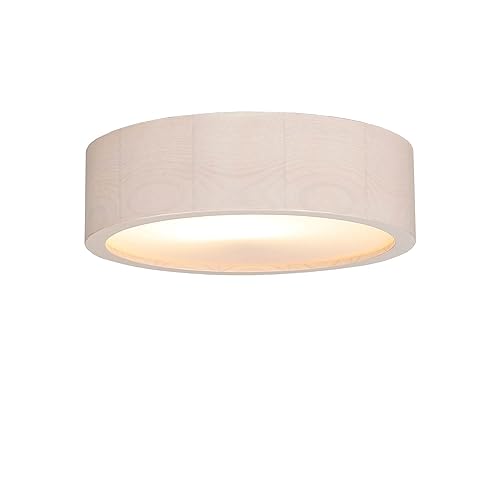 Licht-Erlebnisse Deckenlampe Glas Holz geweißt Treppenhaus Wohnzimmer Ø27 cm rund E27 Modern blendarm gemütlich flache Deckenleuchte Flur ARBARO Licht-Erlebnisse Deckenlampe Glas Holz geweißt Treppenhaus Wohnzimmer Ø27 cm rund E27 Modern blendarm gemütlich flache Deckenleuchte Flur ARBARO von Licht-Erlebnisse