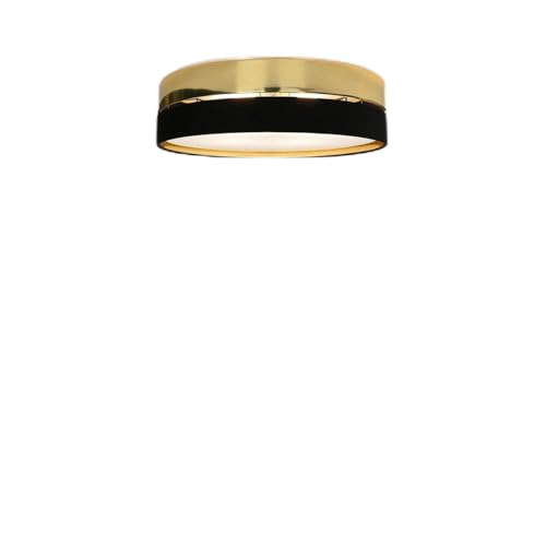 Licht-Erlebnisse Deckenlampe rund Ø 60 cm groß Modern Schwarz Gold 4x E27 Stoff Metall Deckenleuchte Schlafzimmer Wohnzimmer Licht-Erlebnisse Deckenlampe rund Ø 60 cm groß Modern Schwarz Gold 4x E27 Stoff Metall Deckenleuchte Schlafzimmer Wohnzimmer von Licht-Erlebnisse