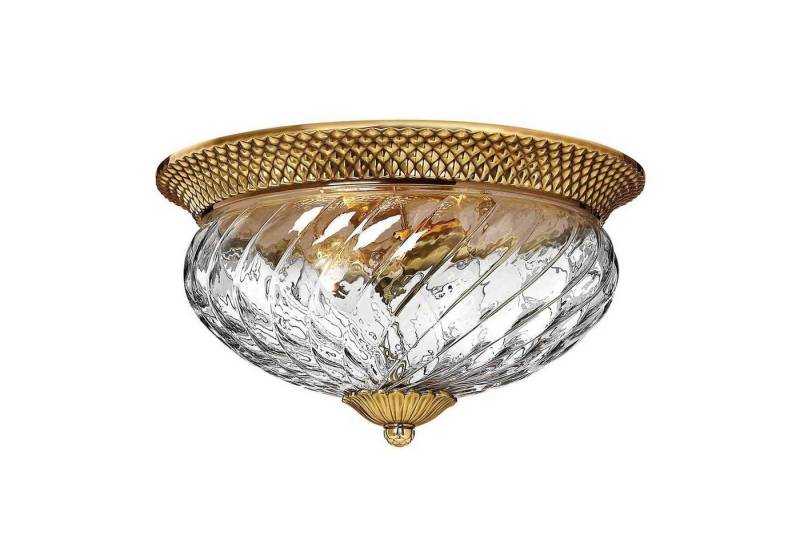 Licht-Erlebnisse Deckenleuchte ANABELL 8, ohne Leuchtmittel, Messing massiv Glas E27 D: 36,1 cm in brüniert 3-flammig rund Licht-Erlebnisse Deckenleuchte ANABELL 8, ohne Leuchtmittel, Messing massiv Glas E27 D: 36,1 cm in brüniert 3-flammig rund von Licht-Erlebnisse