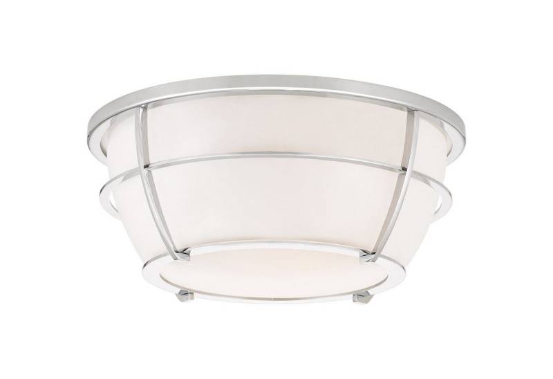 Licht-Erlebnisse Deckenleuchte ANILLO, ohne Leuchtmittel, Deckenlampe IP44 E27 Weiß Chrom Glas Metall Modern Beleuchtung Licht-Erlebnisse Deckenleuchte ANILLO, ohne Leuchtmittel, Deckenlampe IP44 E27 Weiß Chrom Glas Metall Modern Beleuchtung von Licht-Erlebnisse